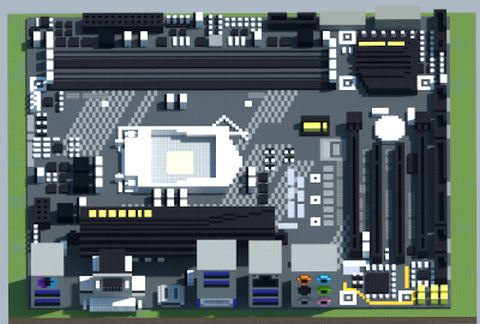 Материнская плата Intel Z270M-D3H для Майнкрафт-компьютера — скриншот 2