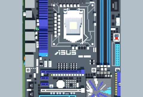 Материнская плата Intel P7P55D-DELUXE в Майнкрафт