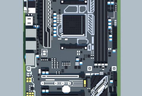 Материнская плата AMD B350 PC MATE в Майнкрафт