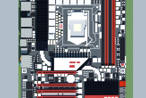 Материнская плата Intel P55 MAXIMUS III EXTREME в стиле ASUS ROG