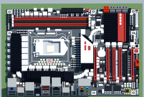 Материнская плата Intel P55 MAXIMUS III EXTREME в стиле ASUS ROG — скриншот 2