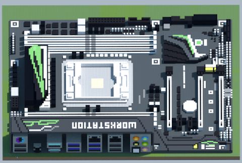 Системный блок Intel X99A WORKSTATION в Майнкрафт — скриншот 2