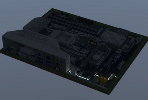 Материнская плата Intel Z270-A от ASUS в Майнкрафт