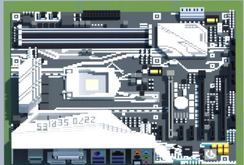 Материнская плата Intel Z270-A от ASUS в Майнкрафт — скриншот 3