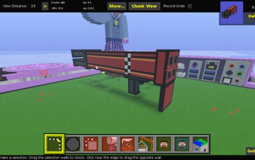Эпичная постройка Армагеддон в стиле Pixel Gun