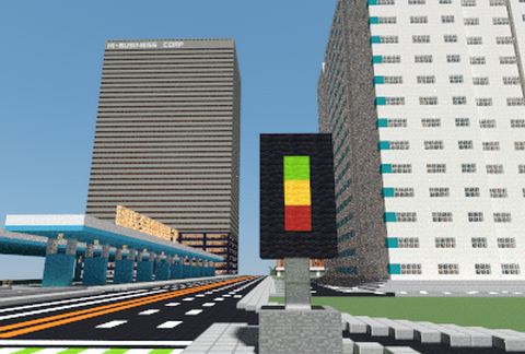 Светофор для города в Майнкрафт