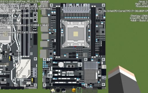 Материнская плата Intel GA-X79-UD3 в Майнкрафт