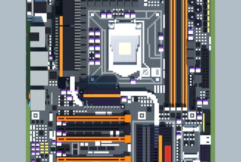 Материнская плата Intel Z77X-UP7 в Майнкрафт