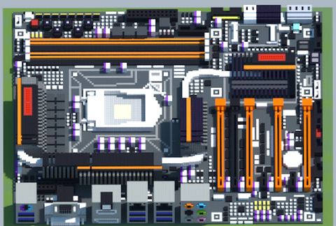 Материнская плата Intel Z77X-UP7 в Майнкрафт — скриншот 2