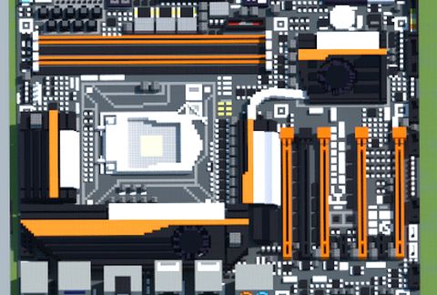 Игровой компьютер в Майнкрафт в стиле Intel Z87X-OC FORCE — скриншот 2