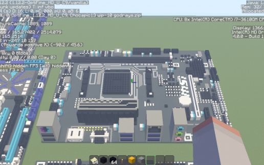 Материнская плата AMD A320M PRO-VH PLUS в Майнкрафт — скриншот 2