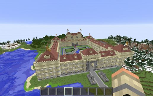 Песчаный дворец для Майнкрафт
