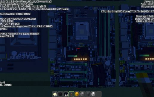 Материнская плата Intel X58-G1.GUERRILLA в Майнкрафт