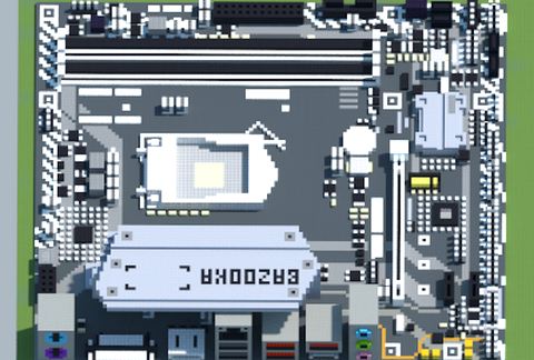 Современная постройка MSI B360M Bazooka в стиле техники — скриншот 2