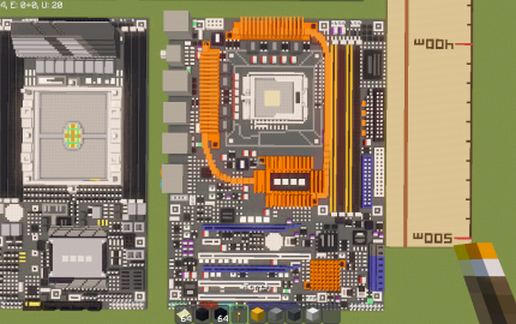 Материнская плата Intel P5E-WS Professional в Майнкрафт