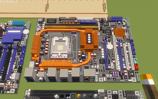 Материнская плата Intel P5E-WS Professional в Майнкрафт — скриншот 2
