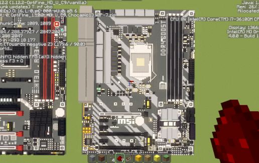 Материнская плата Intel Z370 TOMAHAWK в Майнкрафт