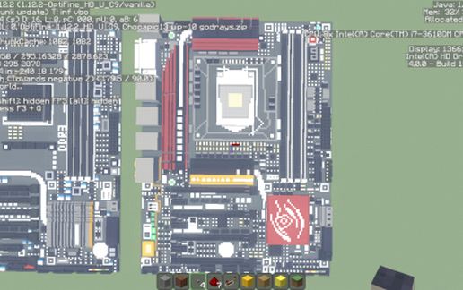 Игровая материнская плата Intel Z97X-GAMING G1 в Майнкрафт