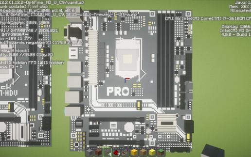 Материнская плата Intel H270M-Pro4 в Майнкрафт