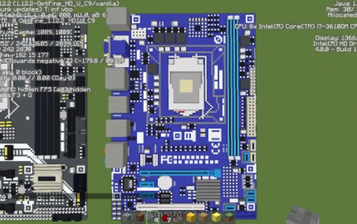 Материнская плата Intel GA-H77M-HD3 от Gigabyte в Майнкрафте