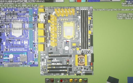 Современный корпус компьютера Intel Z77H2-A2X для Майнкрафт