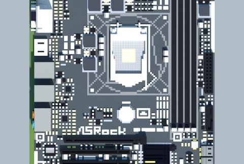 Современный материнская плата Intel H87M-Pro4/ASM в Майнкрафт