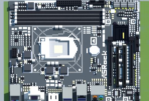 Современный материнская плата Intel H87M-Pro4/ASM в Майнкрафт — скриншот 2