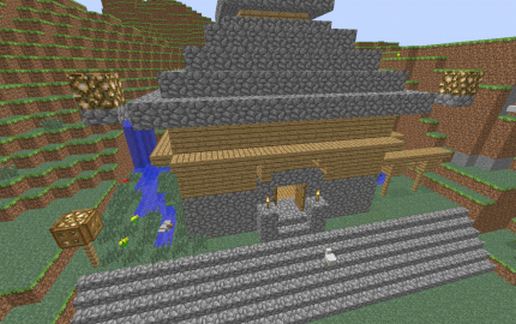 Японская пагода для творческого строительства в Майнкрафт — скриншот 2