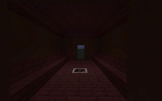 Коридор SCP для Майнкрафт с мрачным техностилем