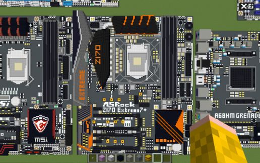 Материнская плата Intel Z170-Extreme7+ от ASRock в Майнкрафте