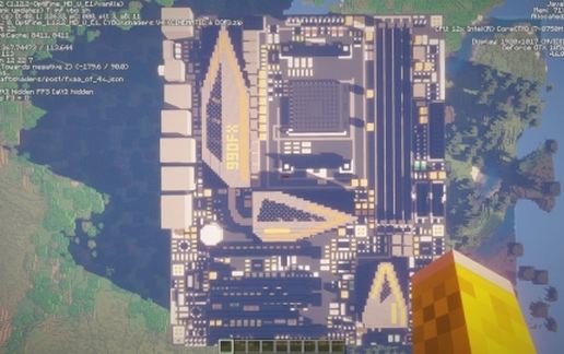 Материнская плата AMD 990FX-Extreme9 в Майнкрафт