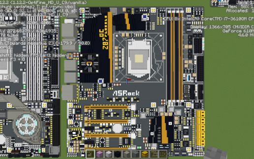 Материнская плата Intel Z87 OC Formula в Майнкрафт
