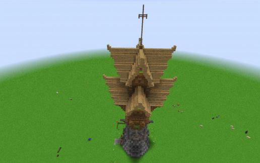 Башня мага для Майнкрафт в стиле Jeracraft