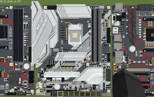 Материнская плата Intel Z490-A в Майнкрафт