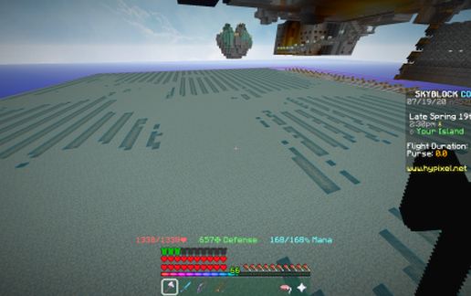 Платформа из земли для SkyBlock в Майнкрафт — скриншот 3