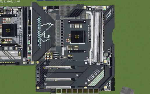 Материнская плата AORUS X570 XTREME в Майнкрафте — скриншот 2