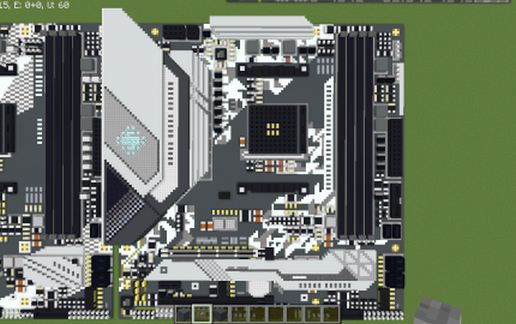 Материнская плата AMD B550M Steel Legend в Майнкрафт