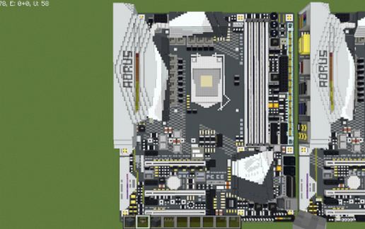 Материнская плата Gigabyte AORUS Intel GA-Z270X-Gaming 7 в Майнкрафт