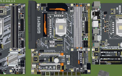 Материнская плата в стиле Intel GA-Z270-Phoenix Gaming для Майнкрафт