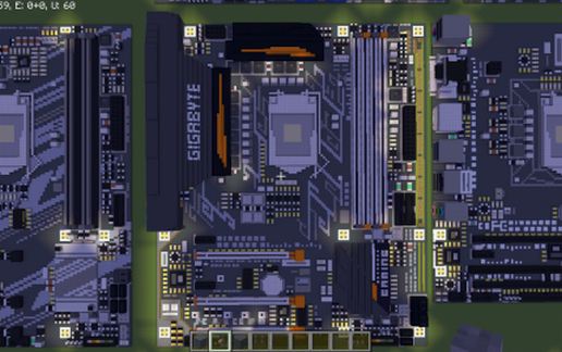 Материнская плата в стиле Intel GA-Z270-Phoenix Gaming для Майнкрафт — скриншот 2