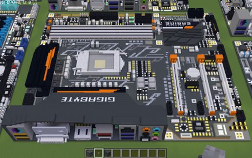 Материнская плата в стиле Intel GA-Z270-Phoenix Gaming для Майнкрафт — скриншот 3