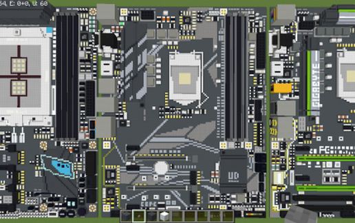 Материнская плата Intel B460-HD3 от Gigabyte в Майнкрафт