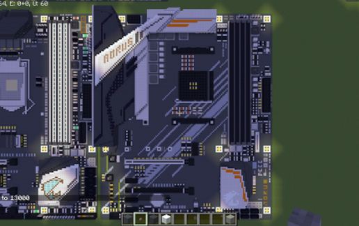 Материнская плата AMD A520 AORUS ELITE в Майнкрафт — скриншот 2