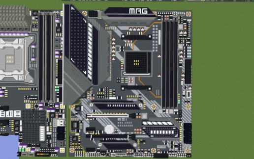 Материнская плата MSI B550 Tomahawk в Майнкрафт