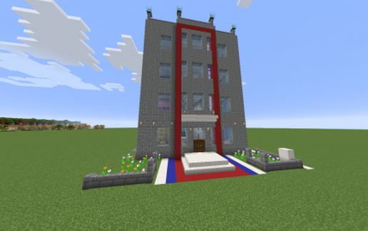Современный дом с террасой и бассейном