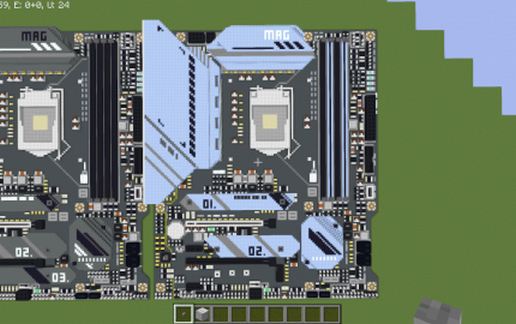 Материнская плата Intel Z590-Torpedo в Майнкрафт
