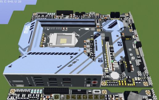 Материнская плата Intel Z590-Torpedo в Майнкрафт — скриншот 2