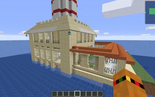Башня сигнала для Майнкрафт в современном стиле