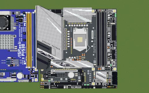 Материнская плата Gigabyte Z590M Gaming X в Майнкрафт