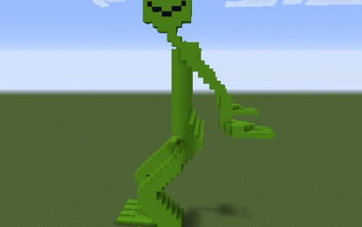 Статуя в Майнкрафт по мотивам Dame Tu Cosita — скриншот 2